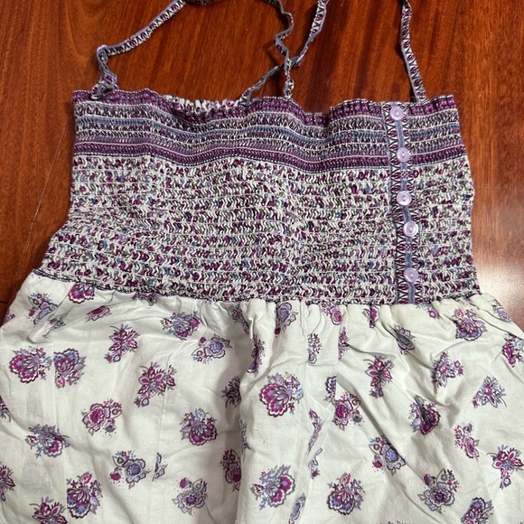 Uniqlo tunic maxi dress boho detachable strap stretch S 0 - Picture 4 of 8